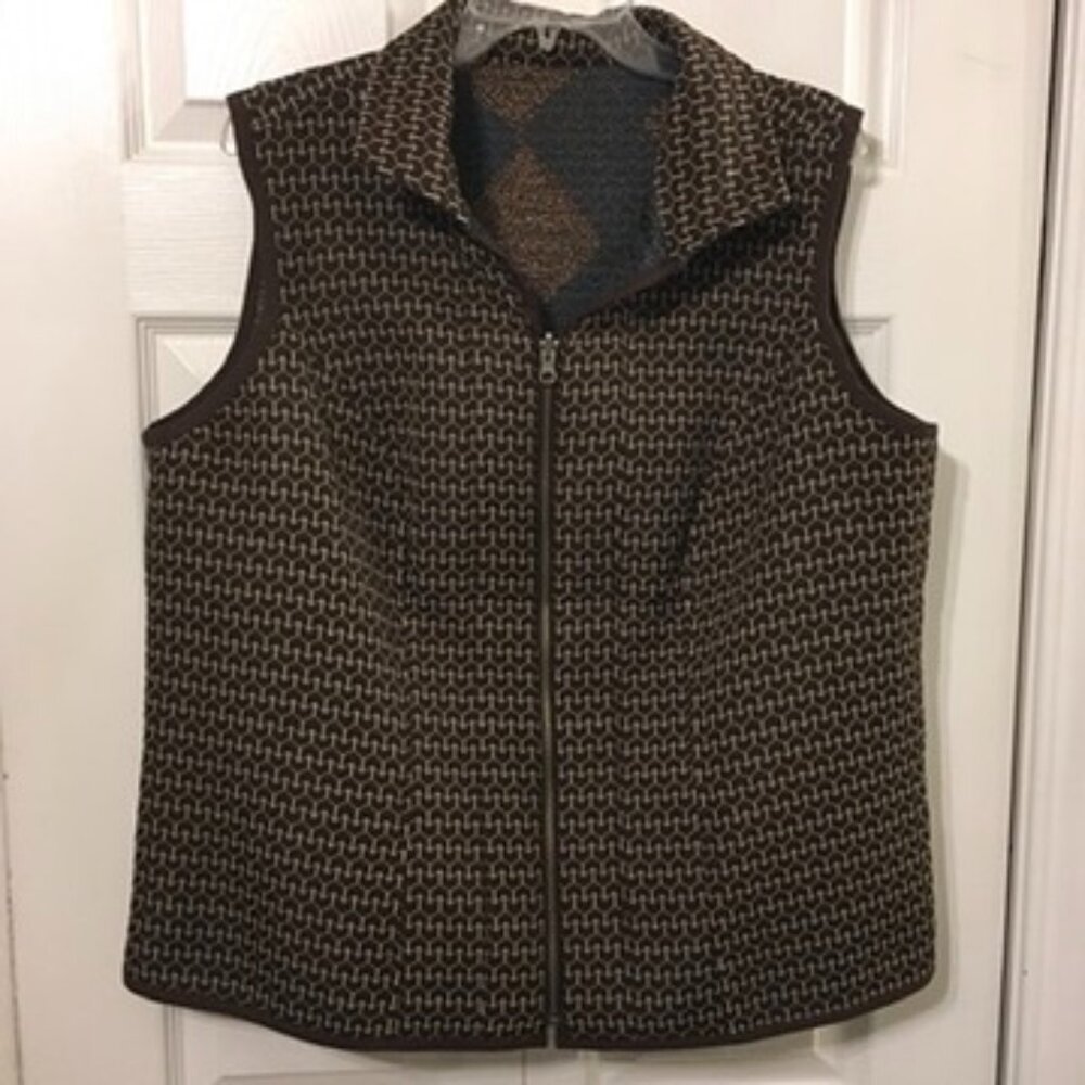 Cj Banks Quilted Reversible Vest - Picture 6 of 6